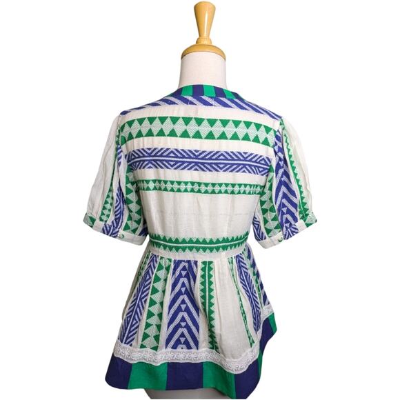 Anthropologie Verb Pallavi Singhee Sylvia Babydoll Blouse Top Womens XS - Picture 7 of 12